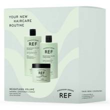 REF Care Routine Weightless Volume Набор для объёма волос (шампунь+кондиционер+маска) 285/245/250 ml