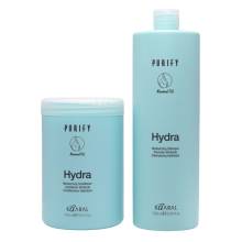 Набор для увлажнения волос (шампунь+кондиционер) Kaaral Purify Hydra Kit 2x1000 ml