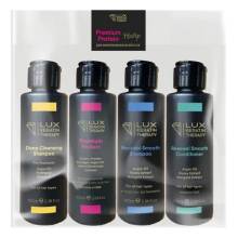 Набор для выпрямления толстых и очень вьющихся волос Lux Keratin Therapy Premium Protein Kit 4x100 ml