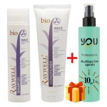 Набор для вьющихся волос (шампунь+кондиционер+подарок) Raywell Bio Wave Kit 2x250 ml