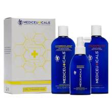Набор (мужской) для стимулирования роста сухих волос Mediceuticals Hair Restoration Kit Fine 3pc (2х250 ml+125 ml)