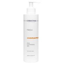 Очищающий гель с фруктовыми кислотами для всех типов кожи Christina Fresh AHA Cleansing Gel 300 ml