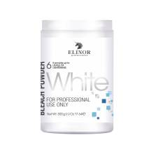 Осветляющая пудра (белая) банка Elinor Professional Bleach White Powder 500 g