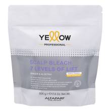 Yellow Scalp Bleach 7 Levels Осветляющая пудра для волос и кожи головы до 7-ти тонов 500 g