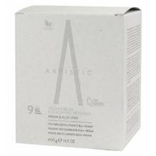 Осветляющая пудра до 9 тонов (голубая) Artistic Hair Vegan Blue Bleaching Powder 9 Tones 400 g