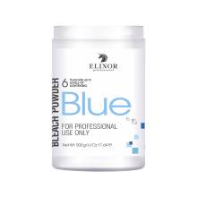 Освітлююча пудра (блакитна) банку Elinor Professional Bleach Blue Powder 500 g