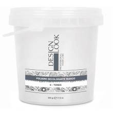 Осветляющий порошок для волос (белый) Design Look White Bleaching Powder 500 g