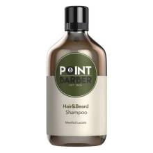 Освіжаючий шампунь для волосся та бороди Farmagan Point Barber Hair & Beard Shampoo 300 ml