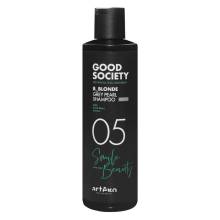 Оттеночный шампунь с жемчужно-серым пигментом для светлых волос Artego Good Society 05 B_Blonde Grey Pearl Shampoo 250 ml
