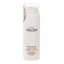 Пептидный дневной лифтинг крем для лица Schön Berg Hexapeptide Argan Cream 50 ml
