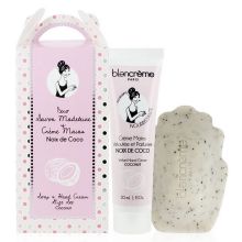 Подарочный набор для рук мыло и крем Кокос Blancrème Soap+Hand Cream Gift Set Coconut