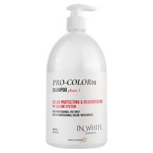 Шампунь для фиксации структуры и цвета волос In White Pro-Color Fix Shampoo 1000 ml