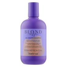 Шампунь для окрашенных волос с антиоранжевым эффектом Inebrya Blondesse No-Orange Shampoo 300 ml