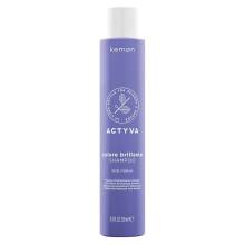 Kemon Actyva Colore Brillante Anti-Yellow Shampoo Шампунь для холодного блонда 250 ml