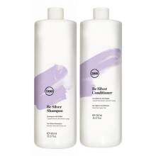 360 Be Silver Kit Набор для волос с антижелтым эффектом Серебристый Блонд 2x1000 ml