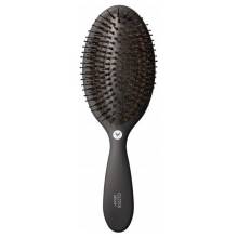 Щетка с двойными щетинками для ухода за волосами HH Simonsen Gloss Brush Black