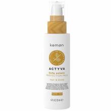 Солнцезащитное молочко для волос и тела Kemon Actyva Linfa Solare Hair&Body Protection Milk SPF 10, 125 ml