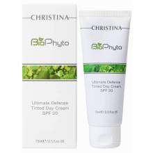 Тонирующий дневной крем Абсолютная Защита Christina Bio Phyto Ultimate Defense Tinted Day Cream SPF 20, 75 ml