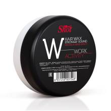 Воск сильной фиксации и эффектом блеска Shot Work Activity Hair Wax Strongly Sound Strong Shine Effect 100 ml
