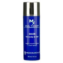 Восстанавливающая антивозрастная маска для волос и кожи головы Mediceuticals MX Dual Therapy Mask For Scalp And Hair 150 ml