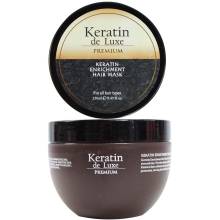Восстанавливающая маска с кератином De Luxe Keratin Premium Enrichment Mask 250 ml