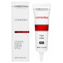 Защитный крем для лица с тонирующим эффектом Christina Comodex Cover&Shield Cream SPF 20, 30 ml