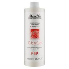 Mirella Professional Style Super Strong Hair Spray Жидкий лак для укладки волос 1000 ml