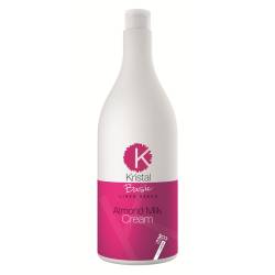 Крем-бальзам для волос с миндальным молочком BBcos Kristal Basic Almond Milk Cream 1500 ml