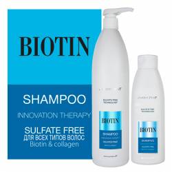 Безсульфатный шампунь с биотином и коллагеном Jerden Proff Sulfate Free Shampoo Biotin
