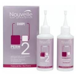 Набір для хімічної завивки фарбованого волосся Nouvelle Shape Kit 2, 2x120 ml