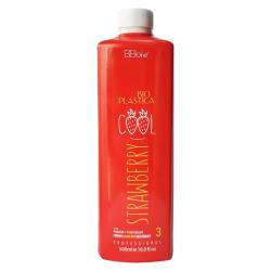 Маска з кератином для випрямлення Кучеряве волосся (крок 2) BB One Bioplastica Cool Strawberry Thermo Mask