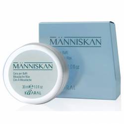 Увлажняющий воск для усов Kaaral Manniskan Moustache Wax 30 ml