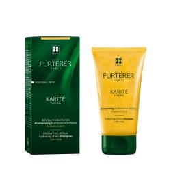 Увлажняющий шампунь для блеска сухих волос Rene Furterer Karite Hydra Hydrating Shine Shampoo 150 ml