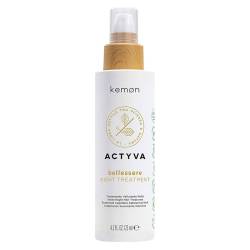 Маска ночная для восстановления волос на основе арганового и льняного масла Kemon Actyva Bellessere Night Treatment 125 ml