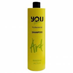 Шампунь для сухого, ламкого та ослабленого волосся з мінералами You Look Professional Art Mineral Active Shampoo 1000 ml