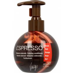 Бальзам відновлюючий з забарвлює ефектом (червоний) VITALITYS Espresso Red 200 ml