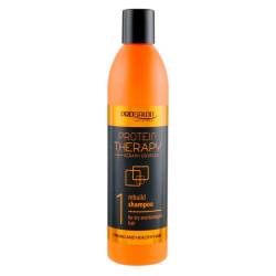 Бессульфатный шампунь для восстановления поврежденных волос Prosalon Protein Therapy + Keratin Complex Rebuild Shampoo 275 ml