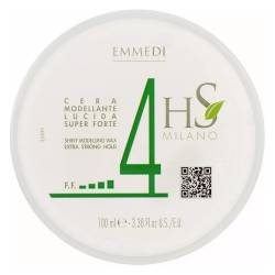 Блестящий воск для волос HS Milano Emmedi 4 Modeling Wax 100 ml