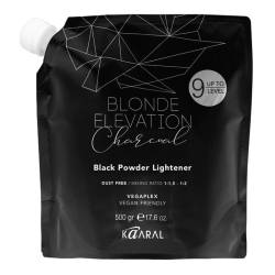 Черная осветляющая пудра для волос Kaaral Blonde Elevation Charcoal Black Powder Lightener 500 g
