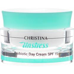 Дневной крем для лица с пробиотическим действием Christina Unstress ProBiotic Day Cream SPF 15, 50 ml