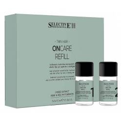 Двухкомпонентный филлер для восстановления волос Selective Professional OnCare Refill Treatment 5+5 x15 ml