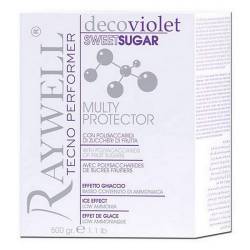 Фиолетовая пудра для обесцвечивания волос Raywell Deco Violet Sweet Sugar 500 g