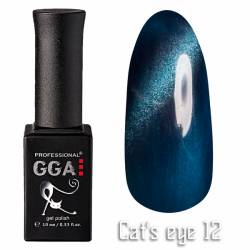 Гель-лак GGA Professional Кошачий Глаз 10 мл №12