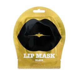 Гидрогелевые патчи для губ с ароматом Черешни Черные (1 шт) Kocostar Lip Mask Black Single Pouch Black Cherry Flavor 1 pc