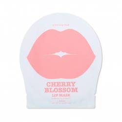 Гидрогелевые патчи для губ с ароматом Вишни (1 шт) Kocostar Cherry Blossom LIP MASK SINGLE POUCH 1 pc