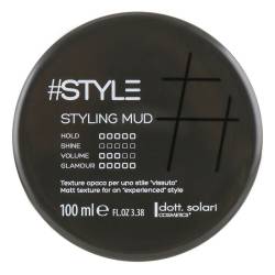Глина для стайлінгу волосся (рівень фіксації 5) Dott. Solari #Style Black Line Styling Mud 100 ml
