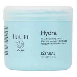 Маска для увлажнения волос с Алое Вера Kaaral Purify Hydra Deep Moisturizing Mask 500 ml (2)