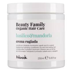 Кондиционер для увлажнения и блеска сухих и тусклых волос Nook Beauty Family Basilico Mandorla Conditioner 250 ml