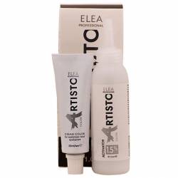 Крем-фарба для брів і вій Elea Professional Artisto Cream Color for Eyebrows and ml Eyelashes 40 ml + 60 ml