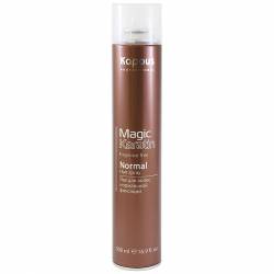 Лак аэрозольный для волос нормальной фиксации с кератином Kapous Professional Magic Keratin Normal Hair Care 500 ml